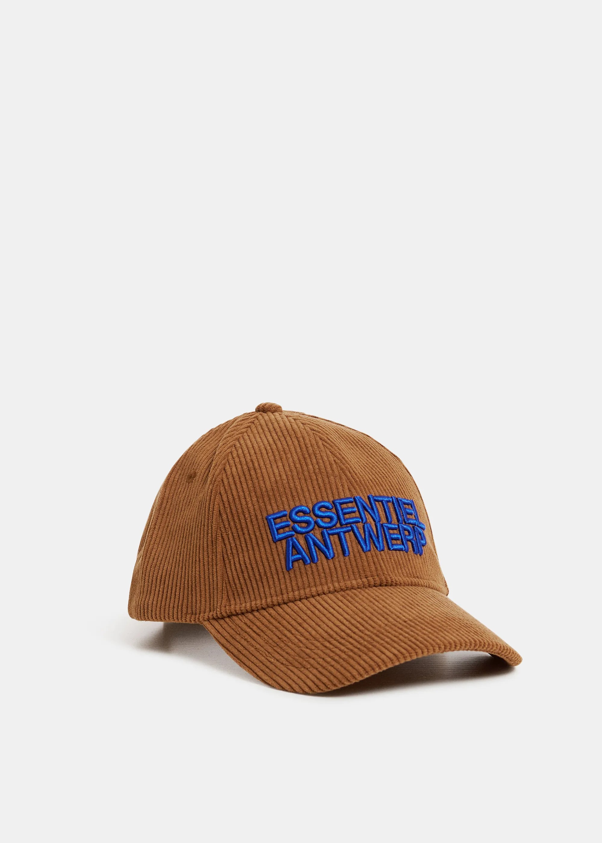 Corduroy pet met logoborduring