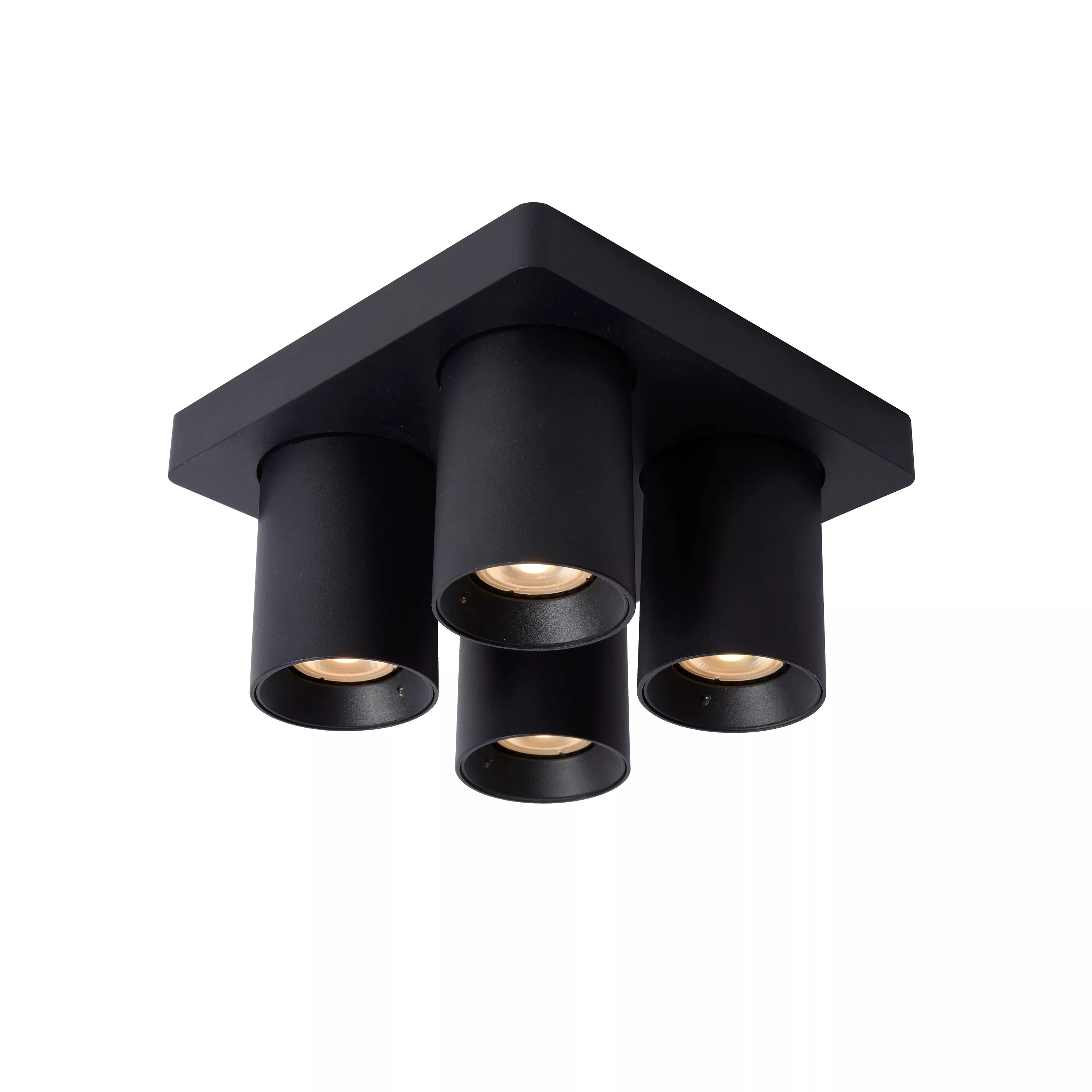 Lucide Nigel plafondspot LED 4-lichts zwart