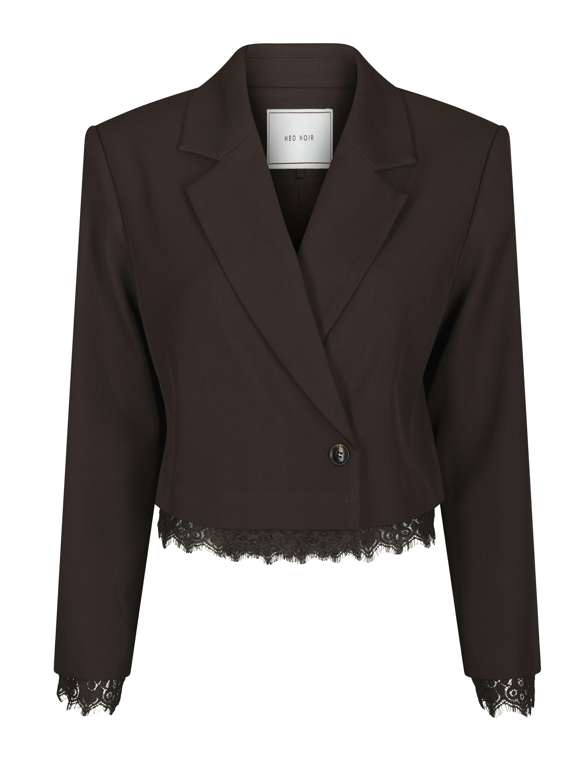 Structure blazer met kant