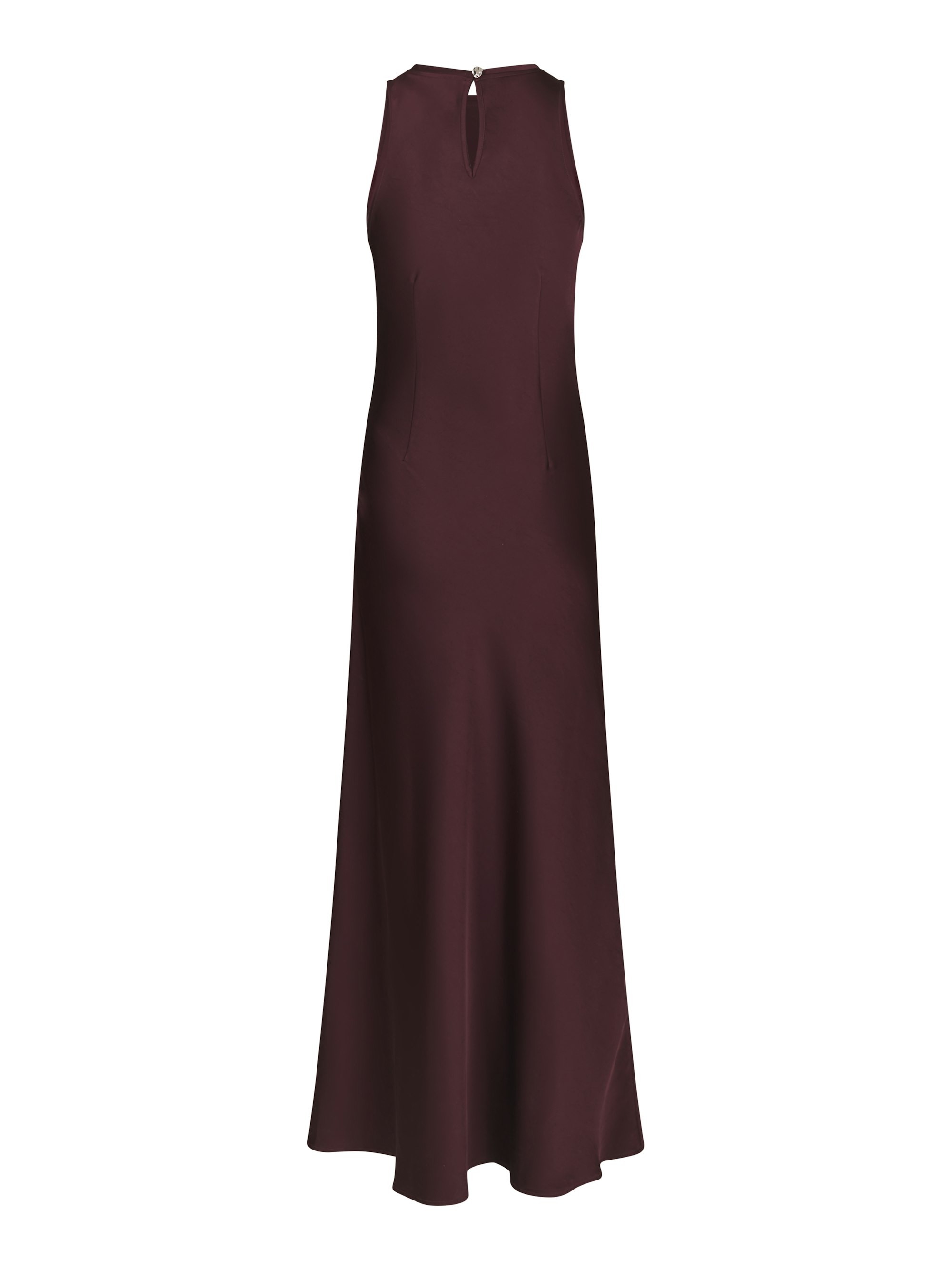 Celinie satijnen jurk bordeaux