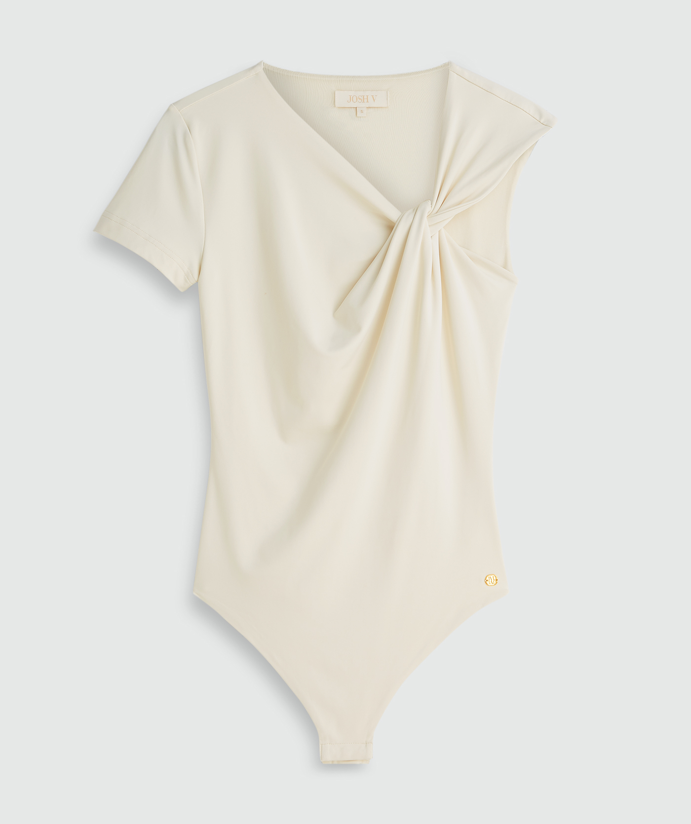 Levi jumpsuit met asymmetrische halslijn