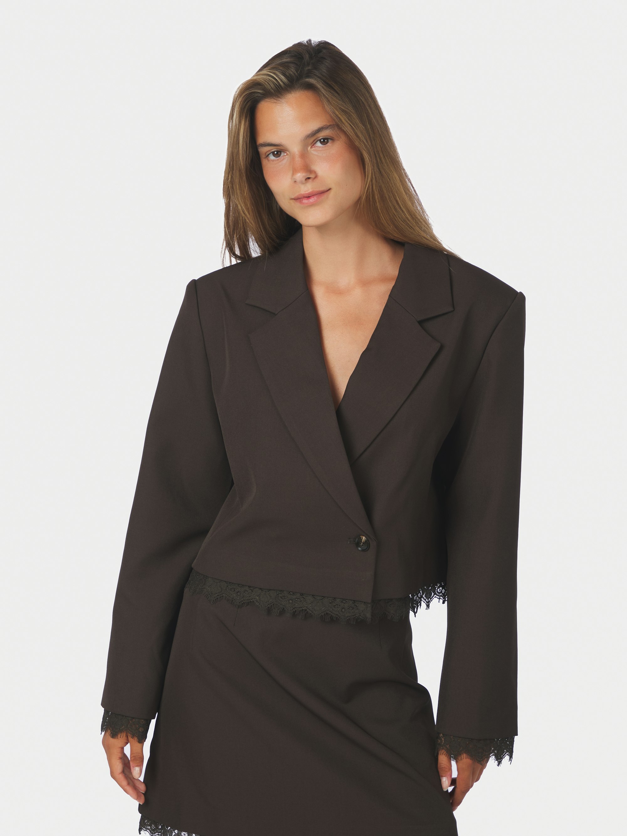 Blythe Structure Lace Blazer